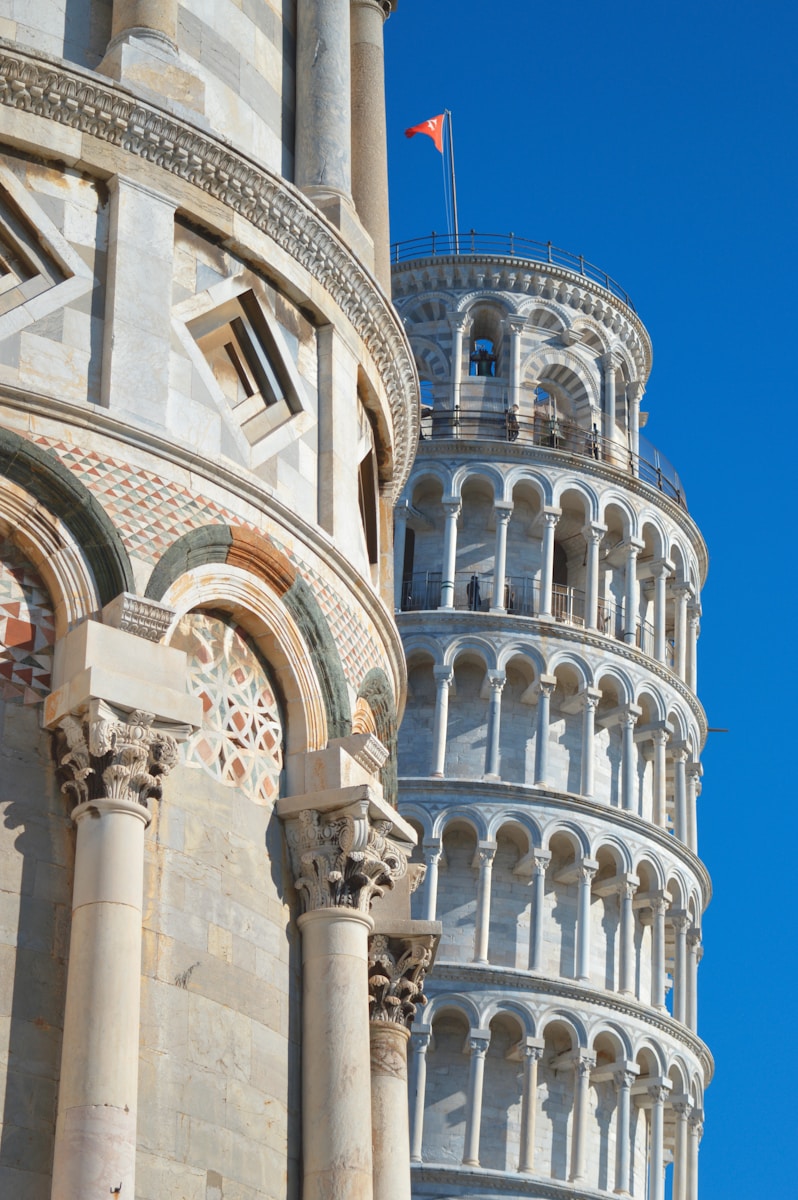 Eine Reise nach Italien Turm Pisa